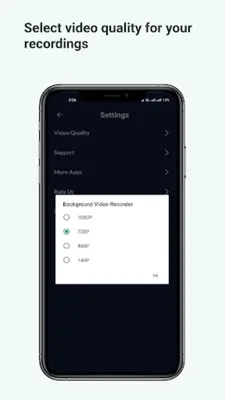 Background Video Recorder android App screenshot 0